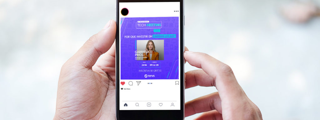 Tech Meeting | TOTVS - Post Instagram